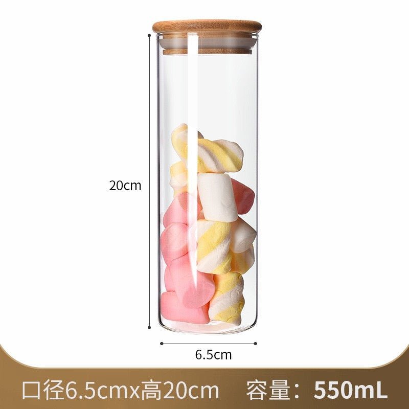 GLASS STORAGE JARS - DeDiAl E - Commerce