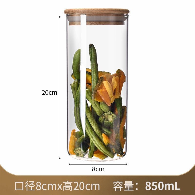 GLASS STORAGE JARS - DeDiAl E - Commerce