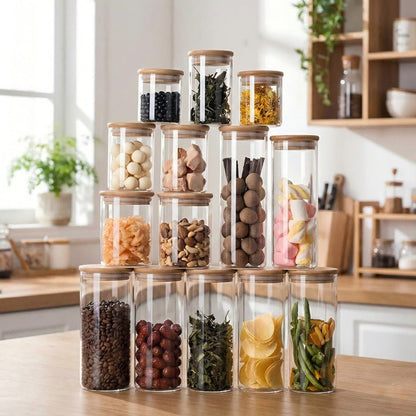 GLASS STORAGE JARS - DeDiAl E - Commerce
