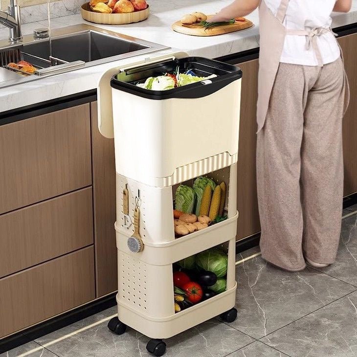 VEGTABLE RACK+TRASH CAN - DeDiAl E - Commerce